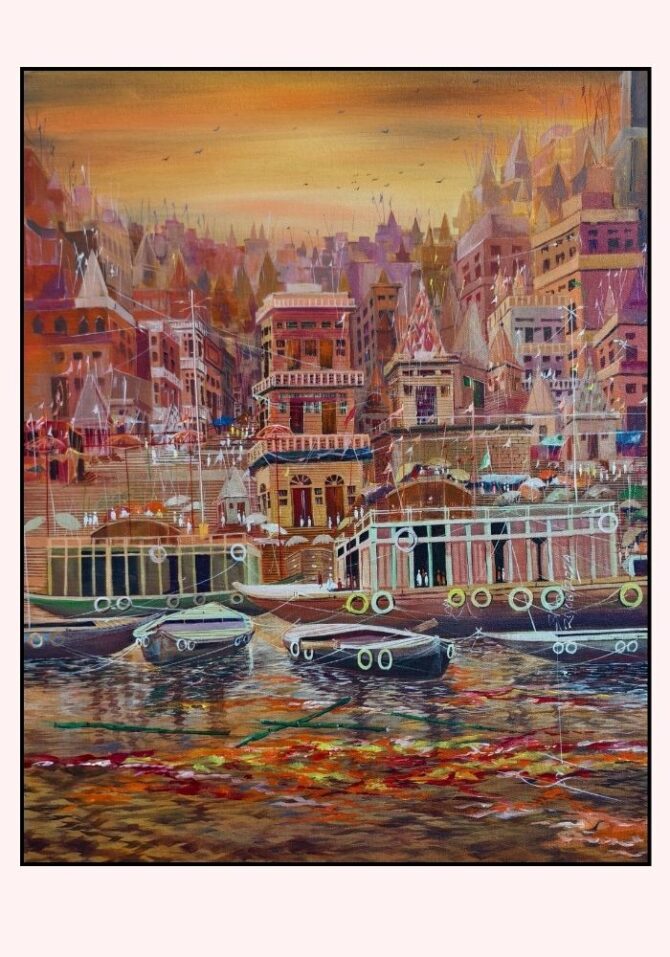 Varanasi Ghats – A Golden Evening